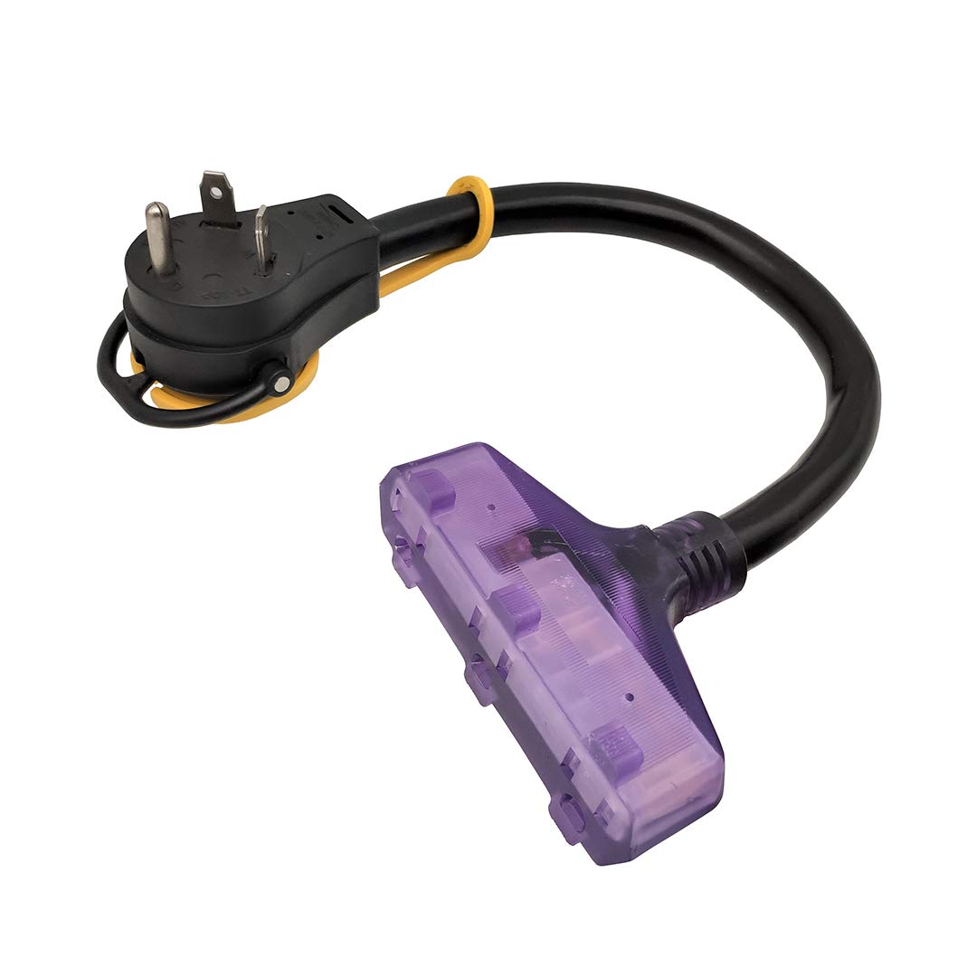 Amazon.com: Parkworld 61193 RV Splitter Adapter Cord TT-30P to TT