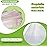 SWIHELP Medium Garbage Bags 8 Gallon /30 Liter Trash Bags Wastebasket Bin Liners Plastic Trash Bags for Bathroom Bedroom Office Trash Can 220 Count