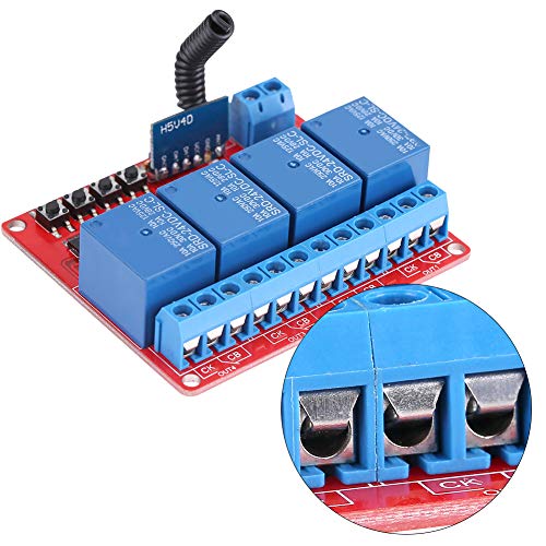Módulo de controle remoto, módulo receptor de travamento automático sem fio de controle manual 4CH,