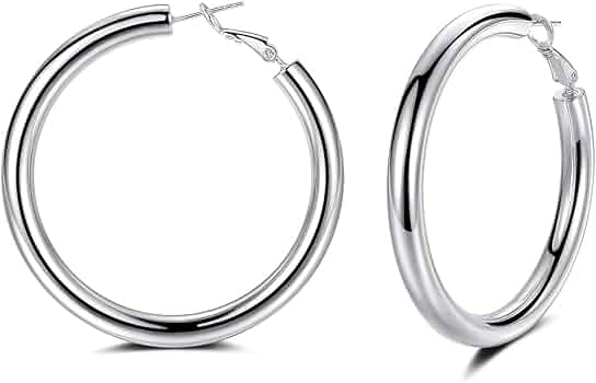 Anello in argento placcato oro rosa con cristalli AGG188, 50 mm