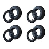  4 Set Reifen+Schlauch 400x100 4.80/4.00-8 Rillen Profil PR4-Lagen Tragfähigkeit 305 kg