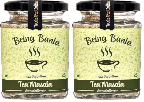 Image of Tea Masala Powder for Authentic Masala Chai | 7+ Spices | Immunity Booster & Taste Enhancer (Pack of 2)