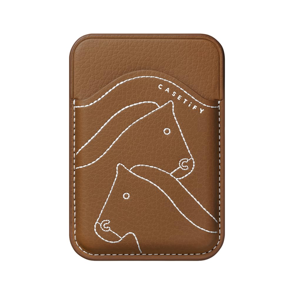 Amazon.com: CASETiFY BioVeg Horse Wallet [Compatible with Magsafe
