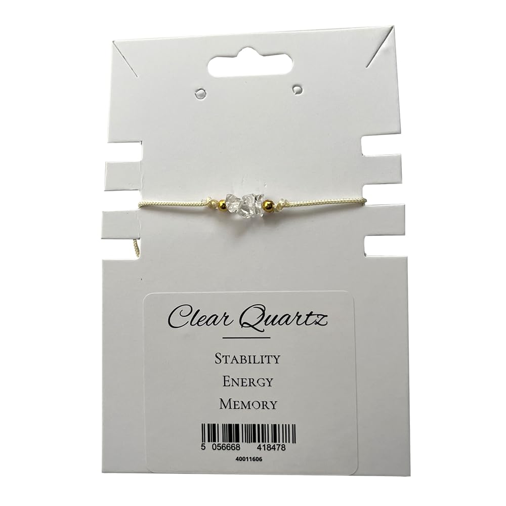 VIE Gemchips Wristlet, Clear Quartz