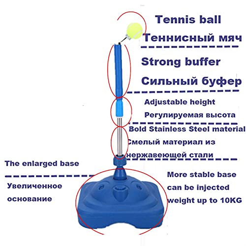 Tennis Trainingsapparatuur, Tennis Trainer Hit Oefening Hulp Racket Practice Sparring-apparaat voor tennisliefhebbers - Image 3