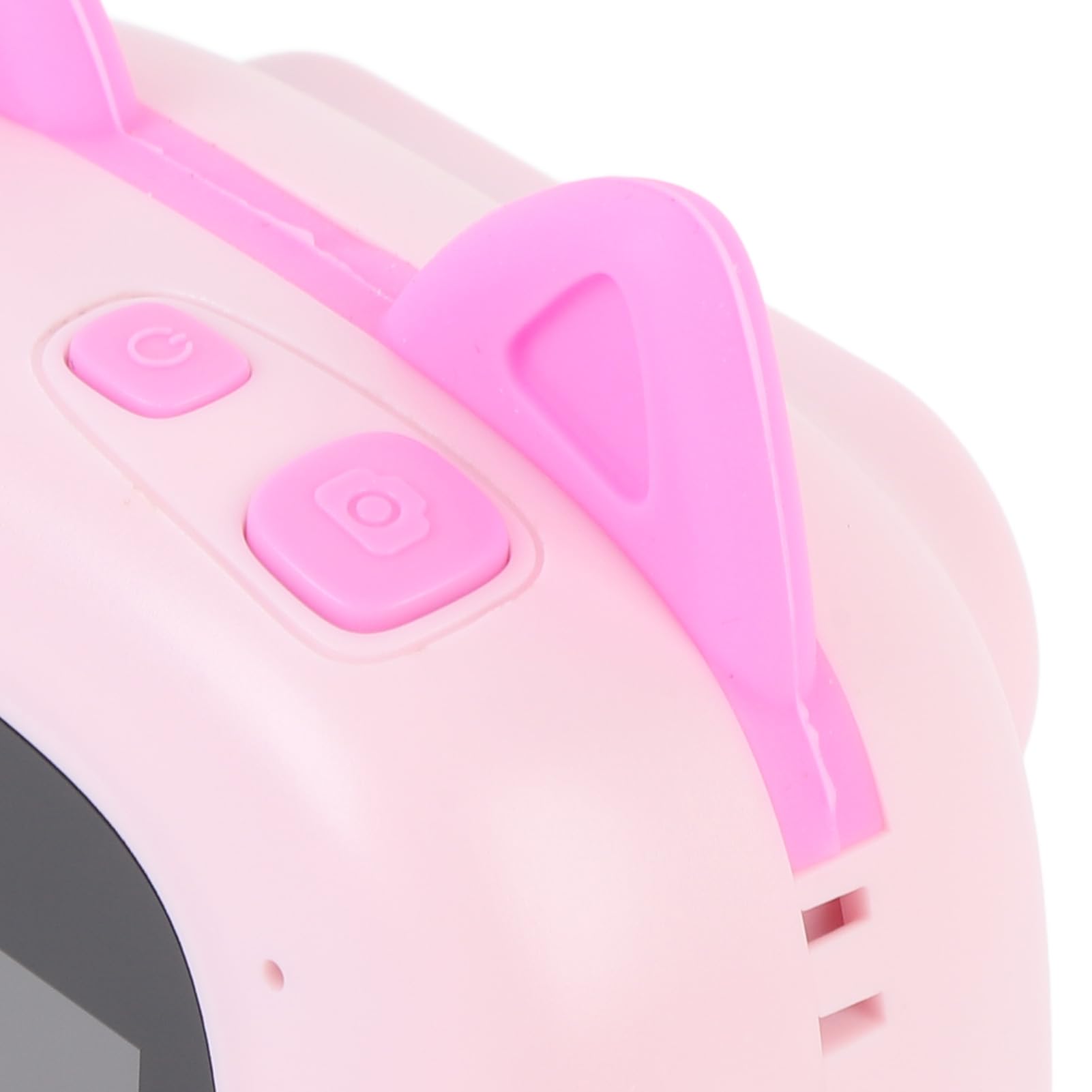 Tbest Cámara de Impresión Instantánea HD Lente Dual Zoom 4X Pantalla de 2 Pulgadas Viaje Compacto con 3 Rollos de Papel Niños Niñas (Pink)
