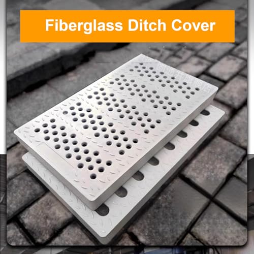 Grille d'évacuation 40x50 cm pour caniveau de trottoir et drainage extérieur