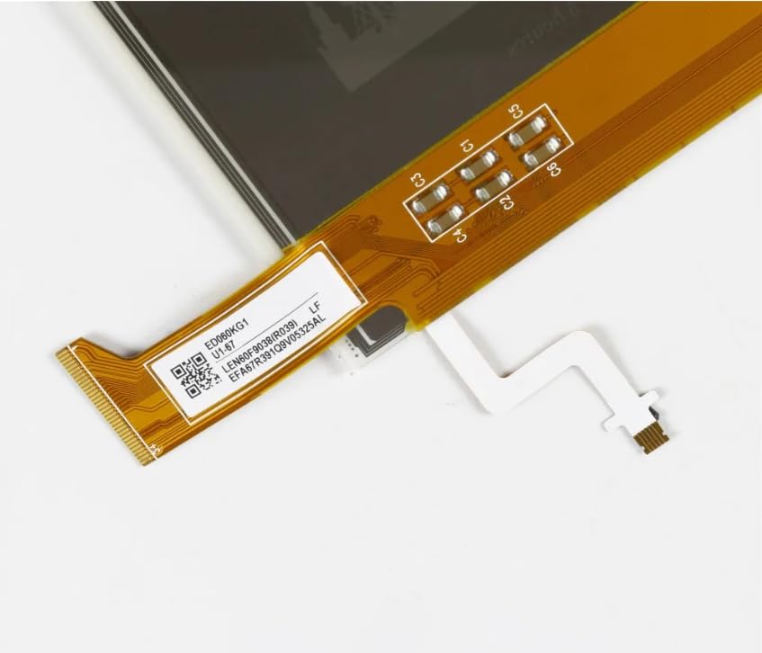 Ekran LCD 1072 × 1448 E-Ink ED060KG1(LF) do czytnika e-booków BQ Cervantes 3 czytnik e-booków 34-pinowy wyświetlacz LCD