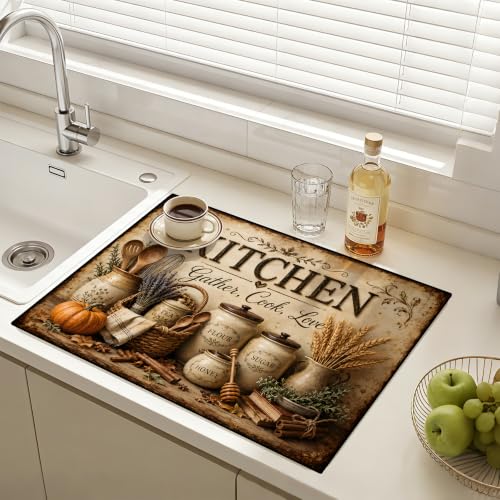 Image of Stove Burner Covers Non-Slip Electric Cooktop Protector Mat (Kitchen A)