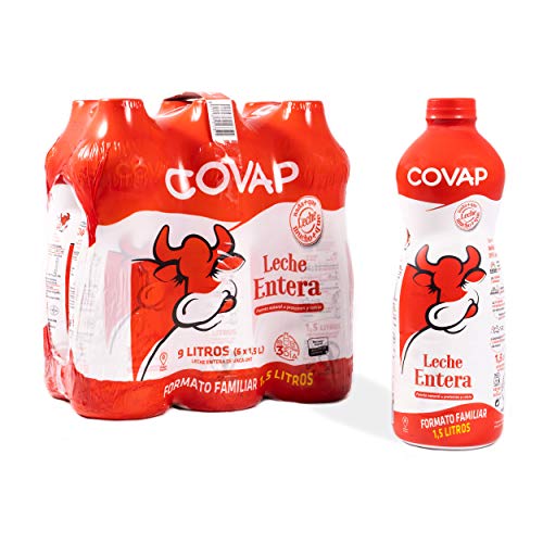 L�cteos Covap Leche Entera 1,5 L (pack 6 unidades)