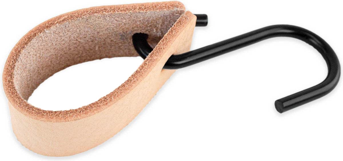Strength | Confronta prezzi | Brute Strength - Ganci A S Multifunzionali In Pelle - Neri - 6Brute Strength - Ganci a forma di S avvolti in pelle pieno