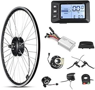 Electric Bike Conversion Kit Front Wheel Motor 350W E Bike Kit 36V Hub Motor 26