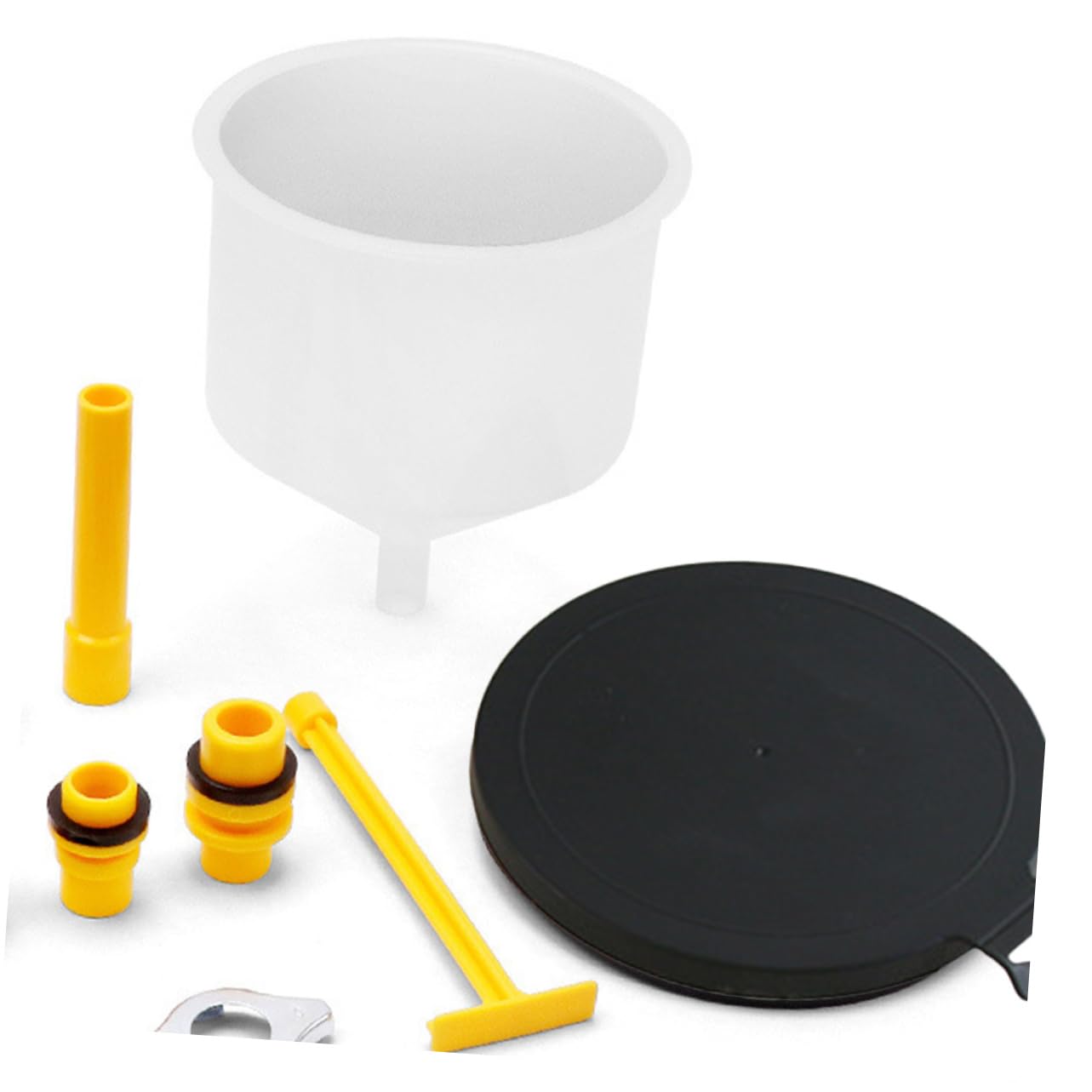Unomor Car Spill Funnel Kit Radiator Filling Funnel Coolant Tool Coolant Filling Kit Oil Radiator Bleeding Tool Cooling System