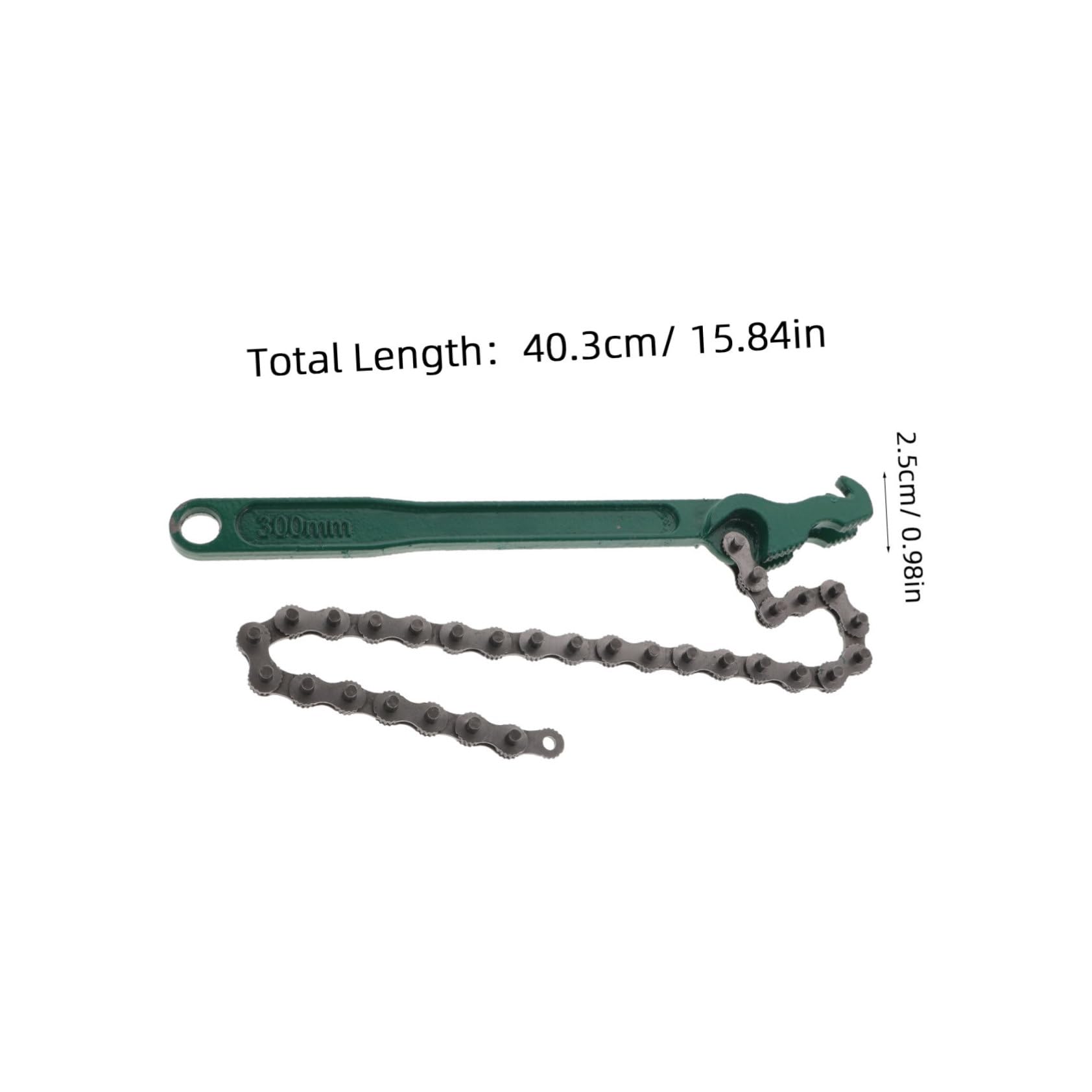 PRETYZOOM Chain Wrench Oil Filter Wrench Heavy Duty Non Slip Grip Spanner Tool for Plumbing and Auto Repair Maximum Locking Force for Efficient Filter Removal