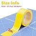 Pickleball Court Tape Outdoor Yellow Marking Line - 212 ft x 2 in Full Size Court Floor Sports Marking Tape for Pickle Ball, Tennis, Badminton, Car Park, Backyard, Water-Resistant & Tear Resistant