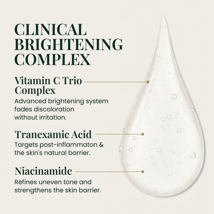 E'Luxxe Advanced Dark Spot Serum – Triple Vitamin C, Tranexamic Acid & Niacinamide with Papaya & Cica - Hyperpigmentation & Dark Scar Treatment for Face & Body, Non-Comedogenic, Fragrance-Free (50ml) - Image 4