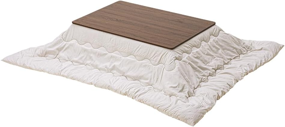 こたつテーブル ブラウン こたつ布団セット 長方形 105×75cm こたつセット こたつテーブルセット こたつ布団 2点セット 布
