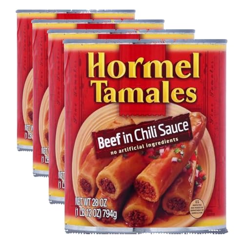 HORMEL Beef Tamales, 28 oz (Pack of 4)