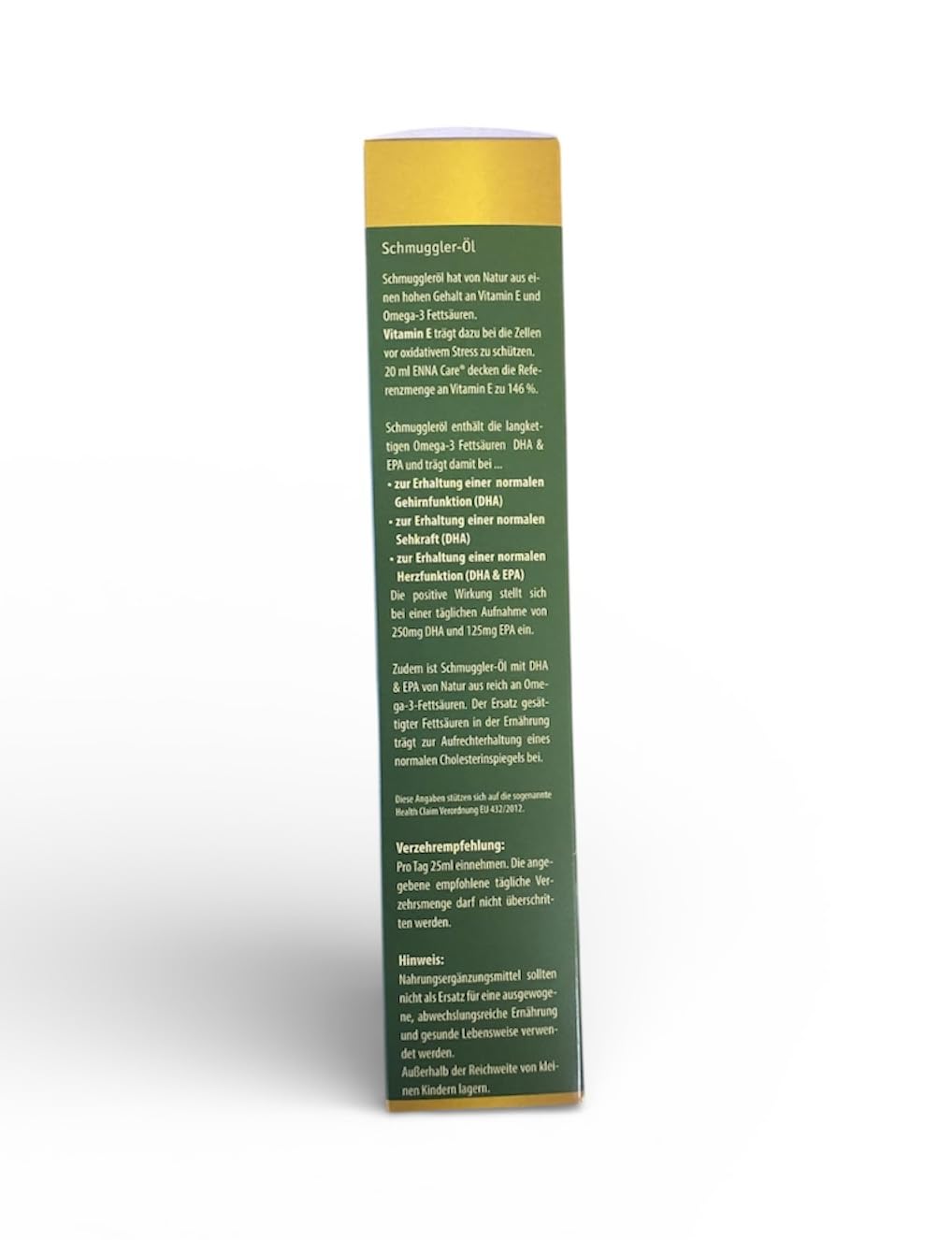 3 x Schmuggleröl Ölmischung mit DHA & EPA á 250 ml | Nahrungsergänzung (3er Pack)