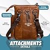 Hengwin Crossbody Phone Bag, Men’s Shoulder Strap Bag, Genuine Leather Card Wallet, Mobile Phone Case Holder, Small Purse Handbag, Passport Travel Pouch Carrier #3