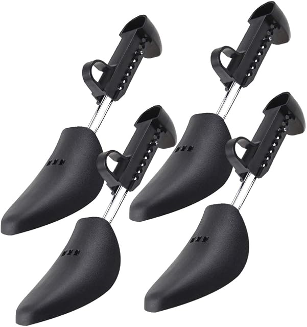 TOPBATHY 4PCS of Shoe Stretcher Plastic Adjustable Shoe Support Shaper for Men Boots Shoes Sneaker (Suit for Shoe Size 35-39)