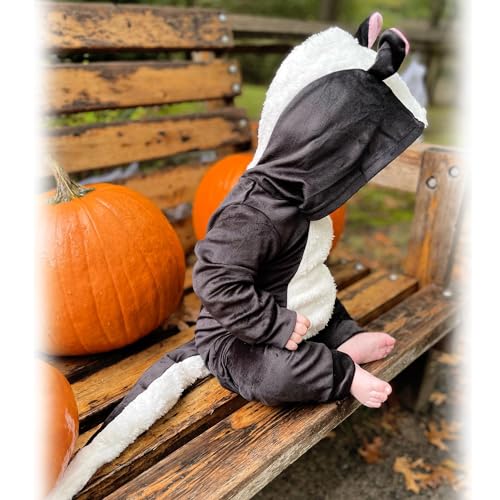 HINTINA Infant Baby Boys Girl Animal Hooded Jumpsuit Romper Halloween Christmas Clothes Fall Winter Clothing4