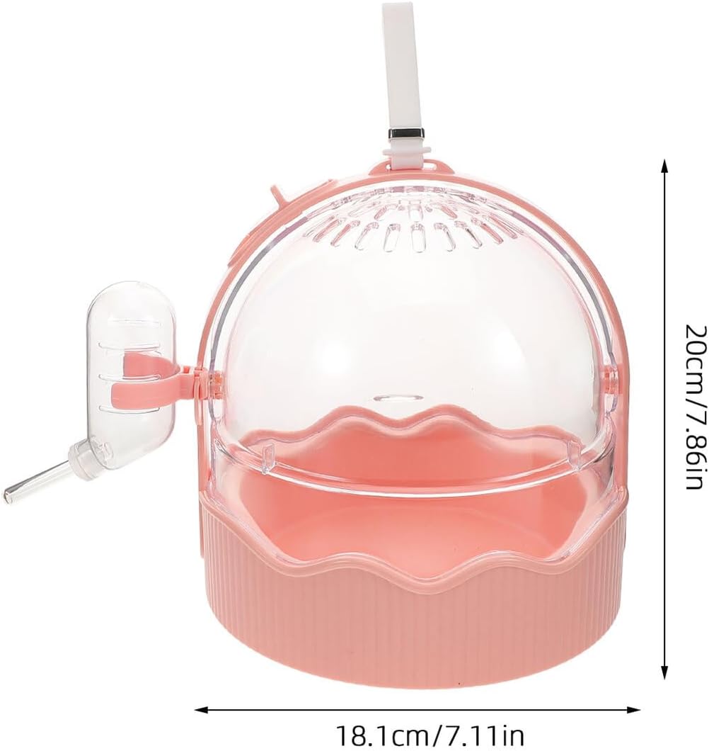 Portable Small Pet Carrier Cage with Water Bottle, Lightweight Hamster Travel Carrier Bag for Sugar Gliders, Guinea Pigs, and Small Animals, Suitable for Outdoor Use and Travel