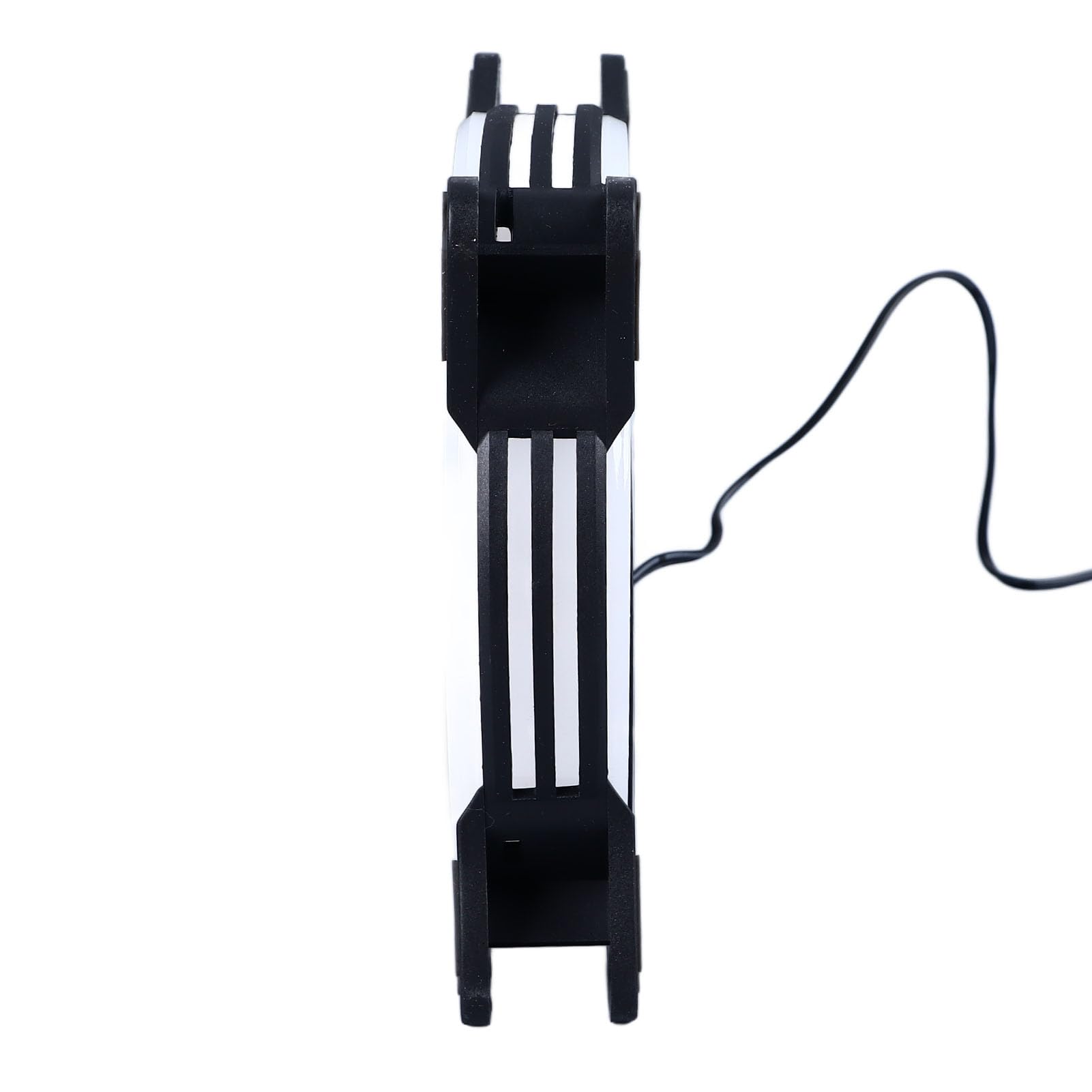 AMONIDA Wentylator RGB LED 120mm, Cicha Praca i Wydajne Chłodzenie, 12V, 1