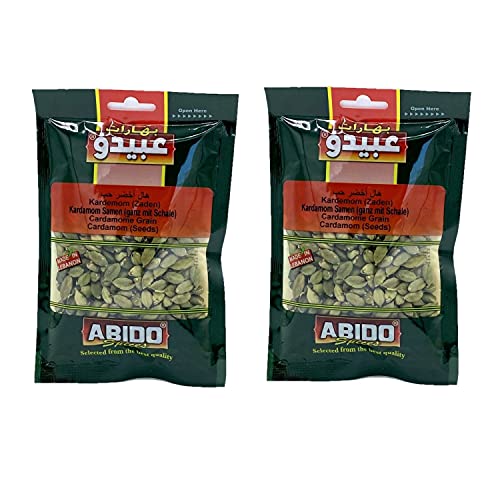 Lote de 2 cardamona entera – Abido – bolsita de 50 g