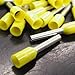 Weidmuller 9025950000 H 1/16 Insulated Wire Ferrules, Yellow