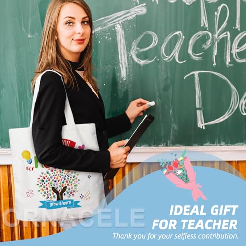 Set de 4 bolsas tipo tote para regalo a profesores miniatura 7