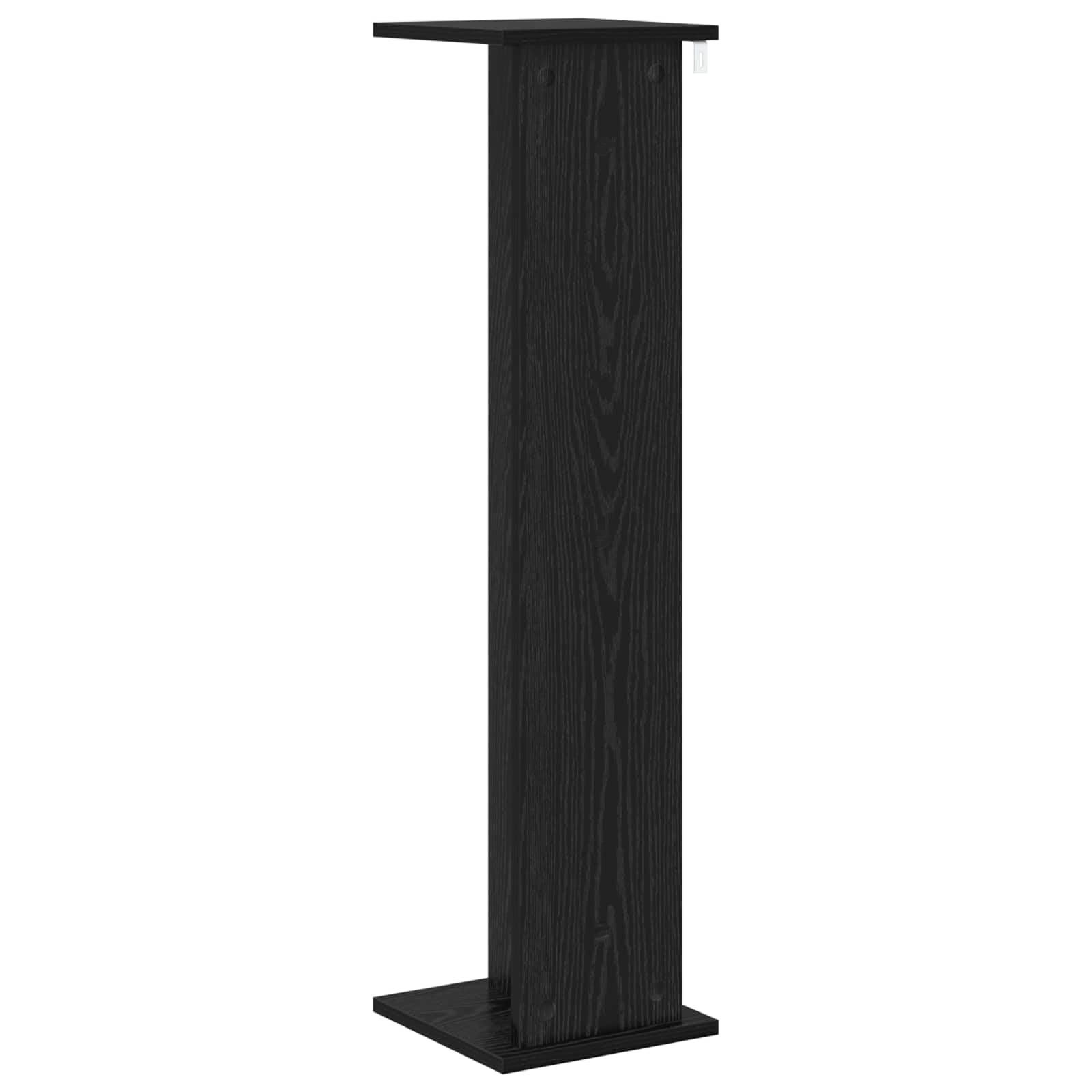 Lot de 2 supports pour plantes en chêne noir 25 x 25,5 x 100,5 cm