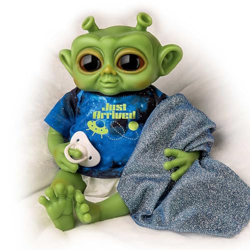 Muñeco Alien Bebé de Silicona The Ashton-Drake 13.5 in miniatura 1