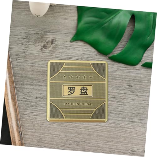 Brújula de latón Zerodeko 14.5cm para feng shui y navegación miniatura 4