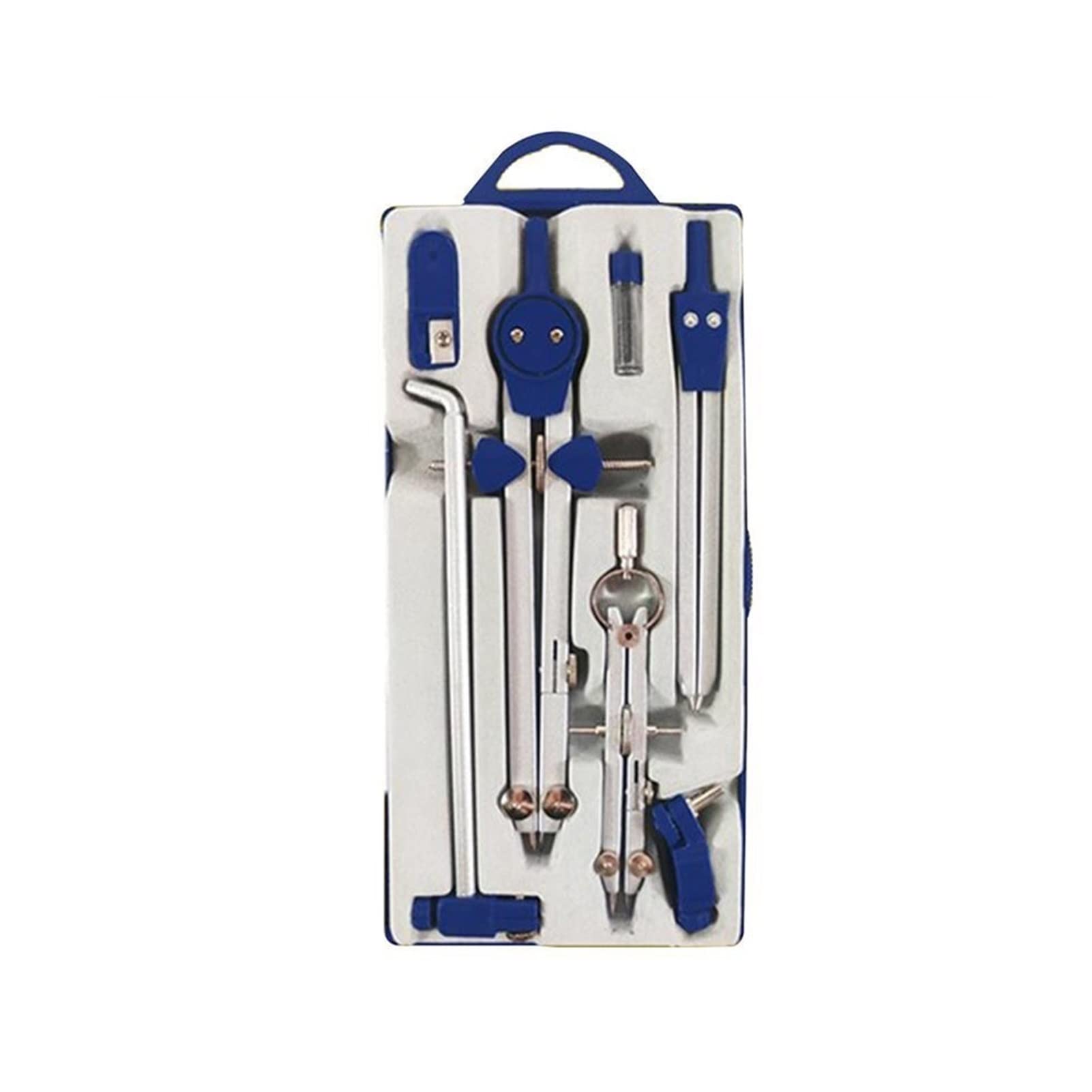 Jeu de jauges circulaires Compass for Geometry Professional Compass Ensemble de rédaction de précision Drafting Compas for Les étudiants Opérateur de Bureau (17x3x1cm) Set de géométrie