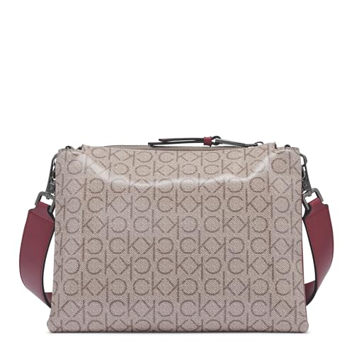 Calvin Klein Womens Rain Triple Compartment Chain Crossbody2