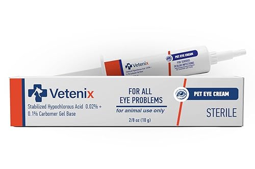 Pet Eye Cream - Natural Gentle Cleansing for Dogs, Cats,