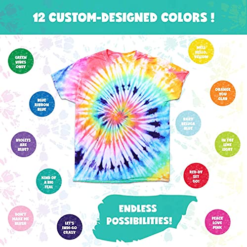Save 10% On 12 Colors Tie Dye Party Kit & 36 Colors Gel Crayons Bundle #TOP3