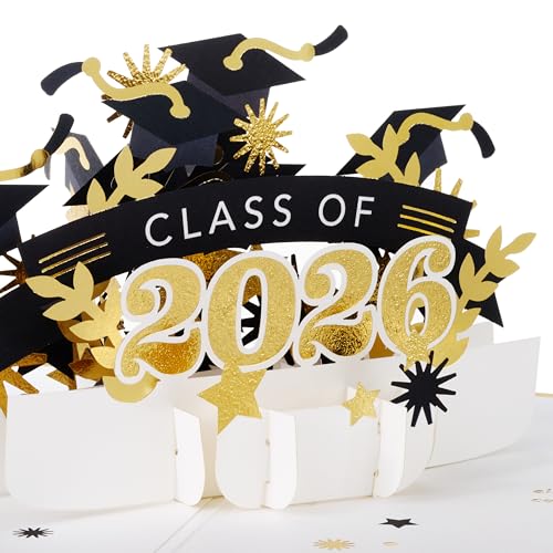 Carte pop-up de maîtrise et université Hallmark Paper Wonder haut de gamme