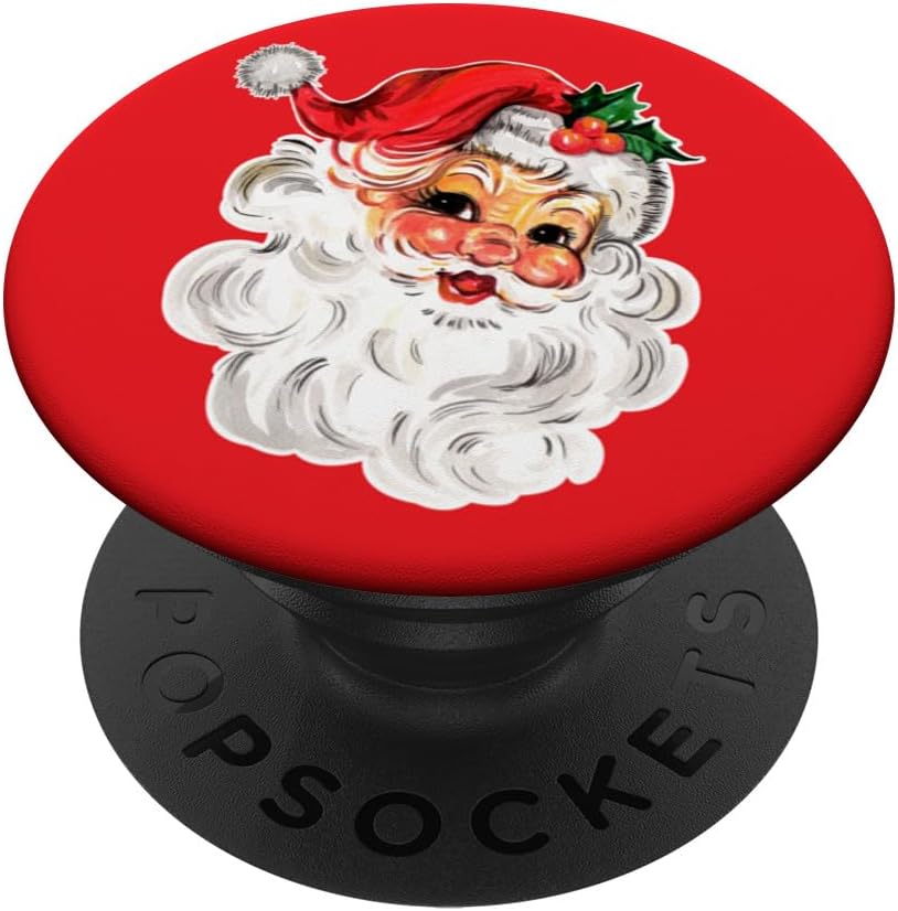 Santa Claus Red Christmas PopSockets Adhesive PopGrip
