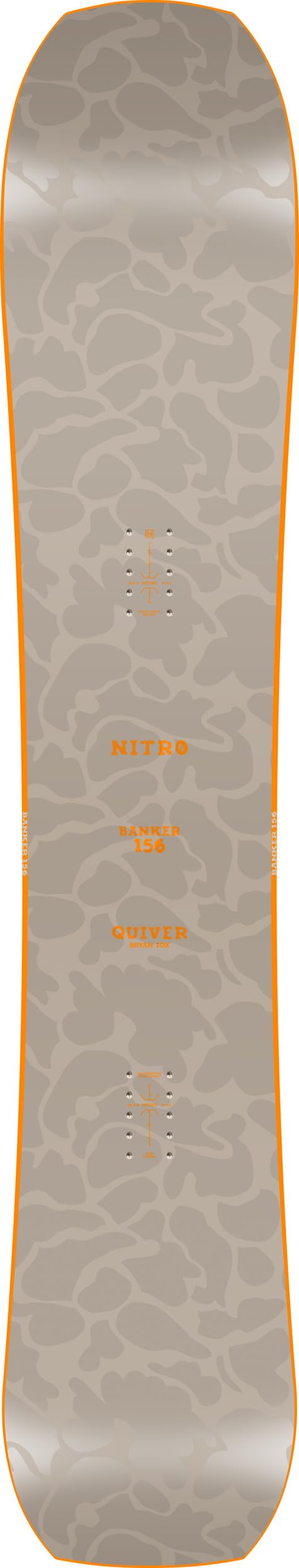 Nitro Snowbaords Herren Banker BRD, Allmountainboard, Directional, Trüe Camber, All-Terrain