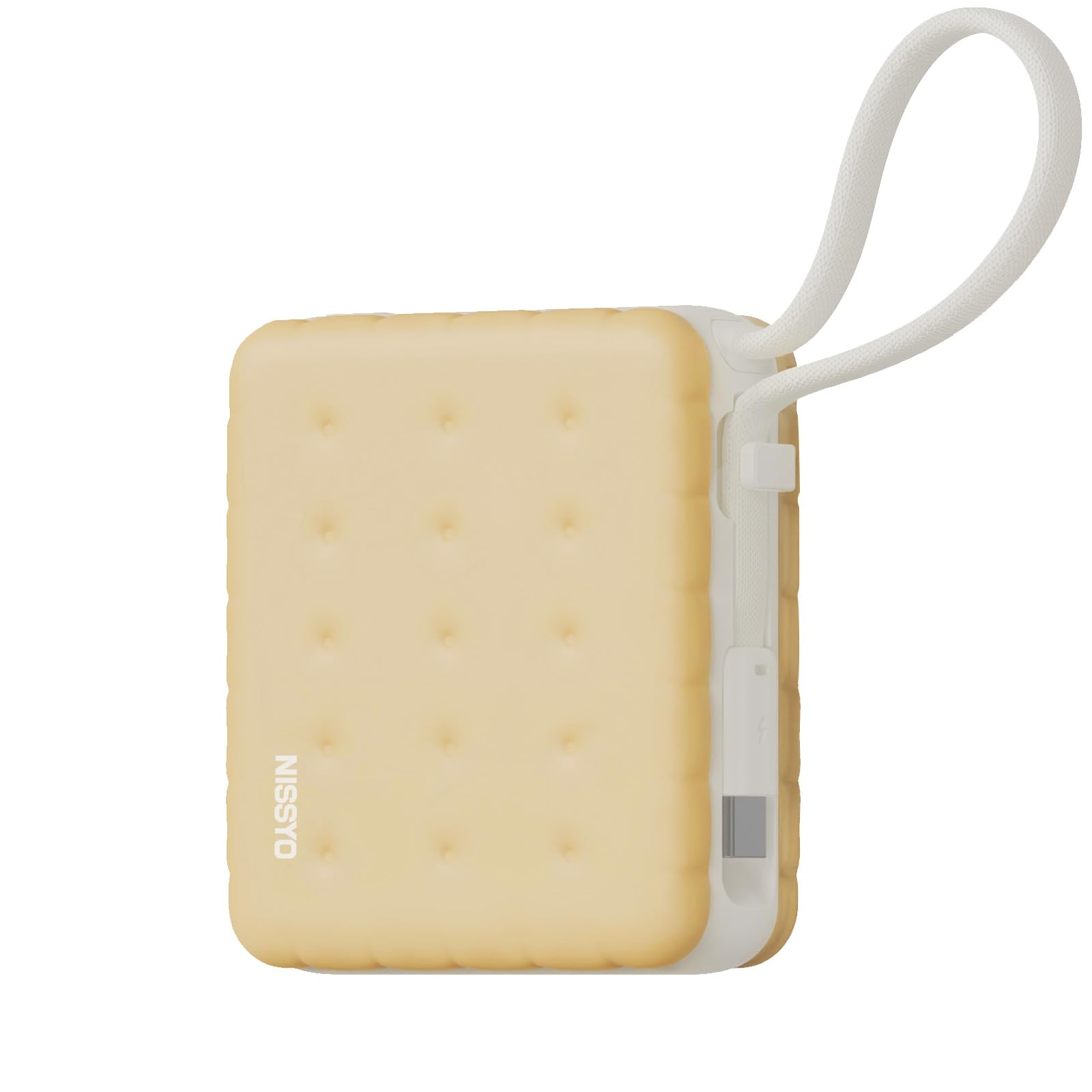 Amazon | NISSYO【日本正規品・クッキー型モバイルバッテリー】軽量