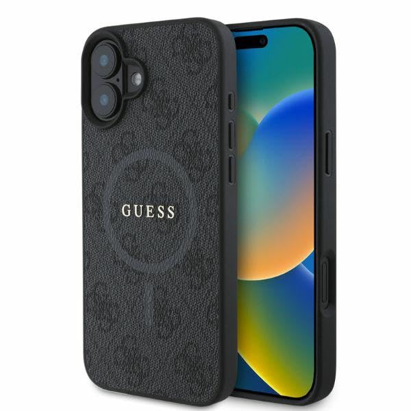 Custodia Rigida Con Strass Per IPhone 16 6,1'' – CG Mobile Guess (Rosa)
