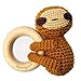 Cheengoo All Natural Baby Toy - LittleCuddler Sloth Rattle