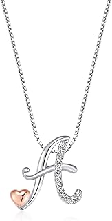 Initial Necklaces for Women Trendy 14K Gold Plated Initial Necklace for Teen Girls Gifts, Dainty Girls Jewelry Letter Necklace for Women Initial Necklace Jewelry Gifts for Teen Girls