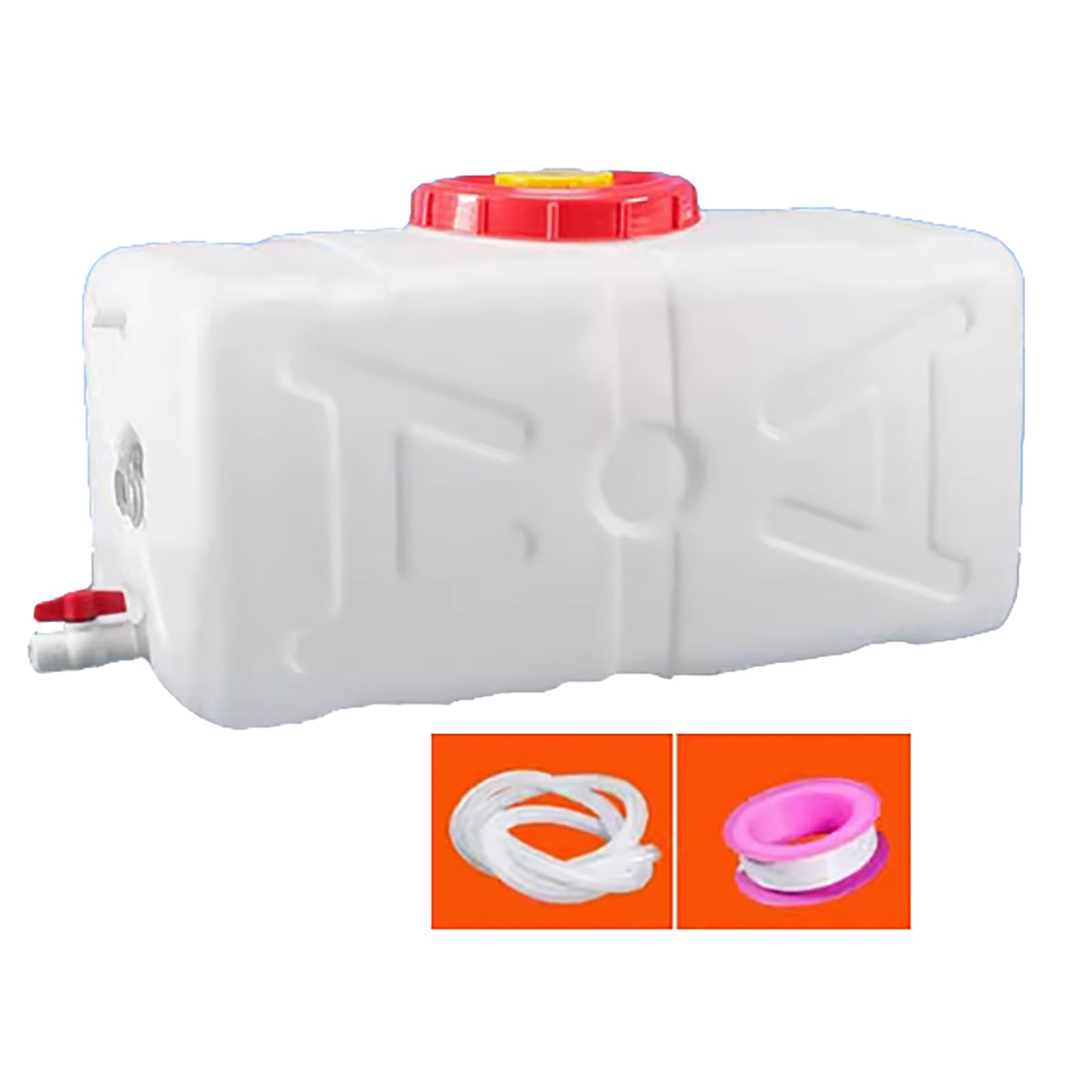 Household Water Bucket 3.3mm Wall Thickness For Easy Convenient Water Storage Portable Plastic Water Containers Water Tank For Living Outdoor Site Farm RV Camping Water(Size:50L)