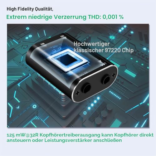 Cooidea 2-Kanal Stereo Audio Mixer - Metallgehäuse, AUX-Schnittstelle unterstützt 2 Eingänge und 1 Ausgang, Mini Mischpult inklusive 1 Meter Audio-Kabel - Für PC, Telefon, Laptop, Kopfhörer