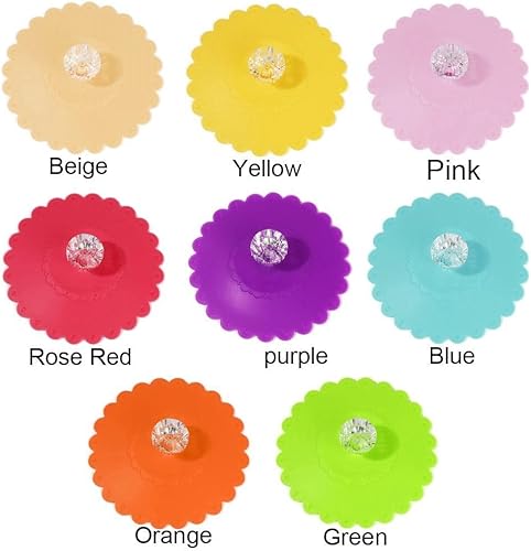 Miniatura 3 de Tapas de silicona para tazas de café, sellos reutilizables, tapa de taza de bebida con aislamiento térmico antipolvo para bebidas frías y calientes