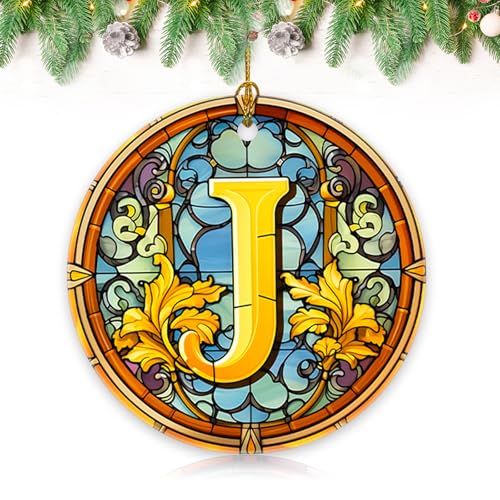 26 Letters Christmas Tree Decorations Pendant...