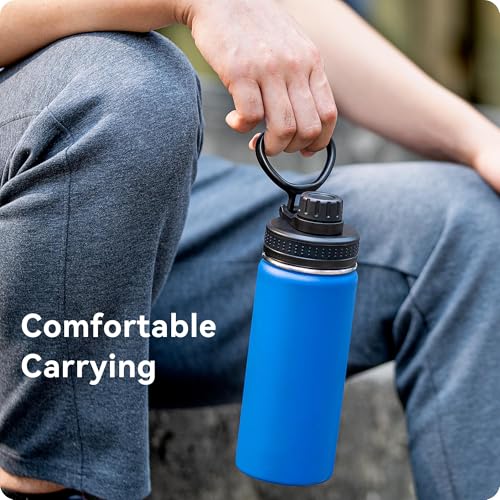 Image of Replacement Spout Lid for Hydro Flask Wide Mouth Bottles (12 /16 /18 /22 /32 /40 /64oz) - 2.28 inch Leak-Proof Sports Cap Accessory, Secure Fit